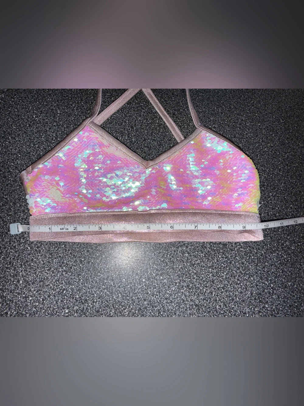 California Kisses Iridescent 2 Piece Dance Set Size Child Medium